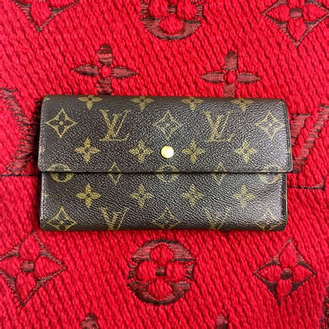 vintage louis vuitton trifold credit card monogram wallet|louis vuitton fold wallet.